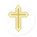 Gold Cross stickers by AuntBetsy Gold Cross stickers