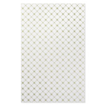 Gold Crosses Pattern Template Stationery