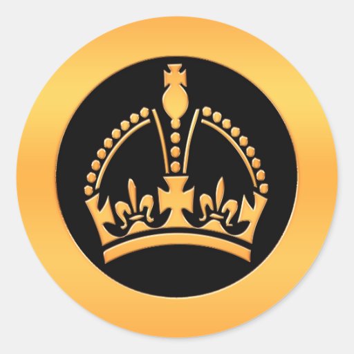 3,000+ King Crown Stickers and King Crown Sticker Designs Zazzle