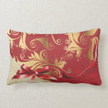 Gold Damask American MoJo Pillow