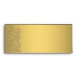 Gold Damask elegant elegant  wedding #10 envelopes envelopes
