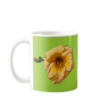 Gold Daylily Ceramic Mug by kphotos Gold Daylily Ceramic Mug