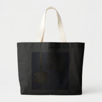 Gold Diamond Snowflake Blue Foil Christmas Bag