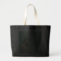 Gold Diamond Snowflake Green Foil Christmas Bag