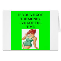 gold digger joke greeting cards