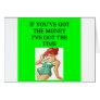 gold digger joke greeting cards