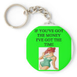 gold digger joke key chain