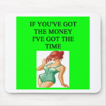 gold digger joke mouse pads