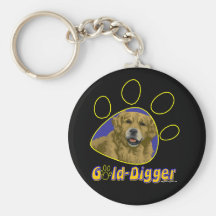 Gold - Digger Keychain
