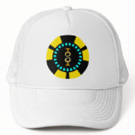 GOLD DOLLAR SIGN POKER CHIP hats