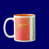 Gold Dolphins Mugs