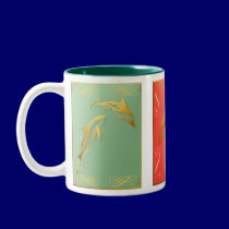 Gold Dolphins Mugs