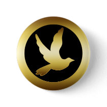 GOLD DOVE PIN