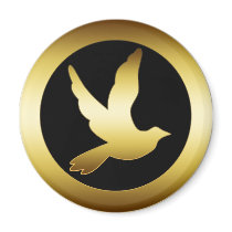 GOLD DOVE magnets