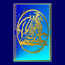 Gold Dragon 3  Large Posters posters