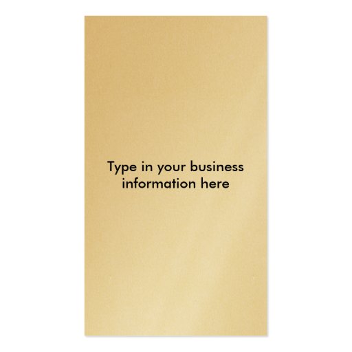 Gold Dragon Business Card (back side)