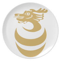 Gold Dragon Custom Plate