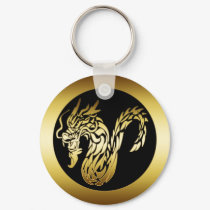 GOLD DRAGON keychains by dgpaulart GOLD DRAGON keychains