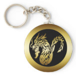 GOLD DRAGON KEYCHAINS