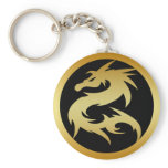 GOLD DRAGON KEYCHAIN