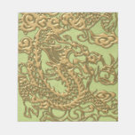 Gold Dragon on Lime Green Leather Texture notepads