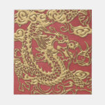 Gold Dragon on Red Leather Texture notepads