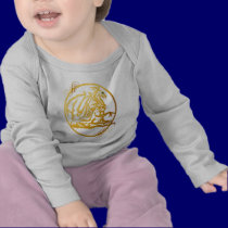 Gold Dragon Oval Shirts t-shirts