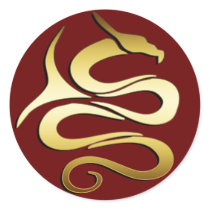 GOLD DRAGON STICKERS