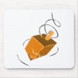 GOLD DREIDAL MOUSE PADS