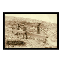 Gold Dust Mining Rockerville SD 1889 posters