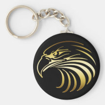 GOLD EAGLE HEAD KEY CHAIN