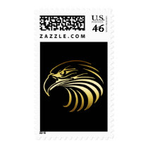 GOLD EAGLE HEAD POSTAGE