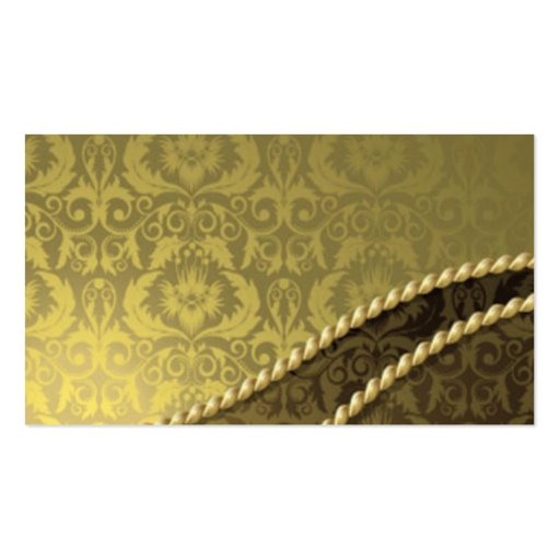 Gold Elegant Business Card (back side)