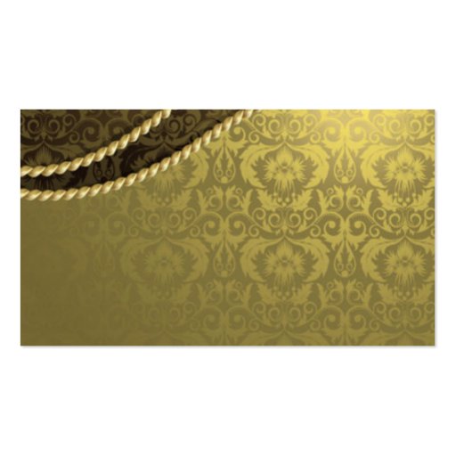 Gold Elegant Business Card (front side)