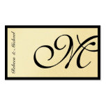 Gold  Elegant RSVP Card Business Card Template
