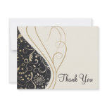 Gold Elegant Thank You Personalized Announcement
