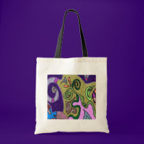 "Gold Elephant" original abstract bags