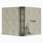 Gold Embossed Look Damask Binder