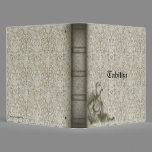 Gold Embossed Look Damask Binder binders