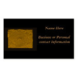 Gold Embossed Look Rose Business Card business cards
