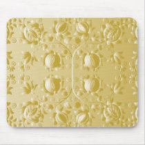 Gold Embroidery mousepads