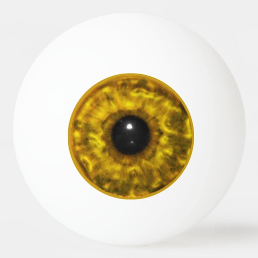 Eyeball Ping Pong Balls
 Gold Eyeball Ping Pong Ball