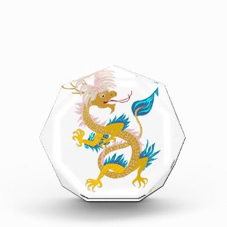 Gold Fashion Dragon Custom Award