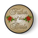 Gold Father of the Bride (FoB) Button