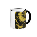Gold Feathered Star Mug
