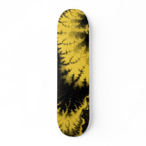 Gold Feathered Star Skateboard