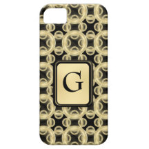 Gold Filigree iPhone 5 Cases