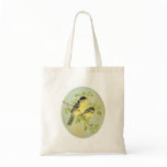 Gold Finch and Flowers bags