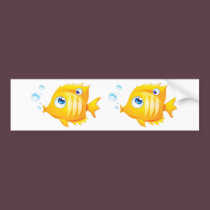 Gold Fish bumper stickers