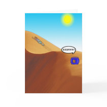Gold Fish Greeting Card.